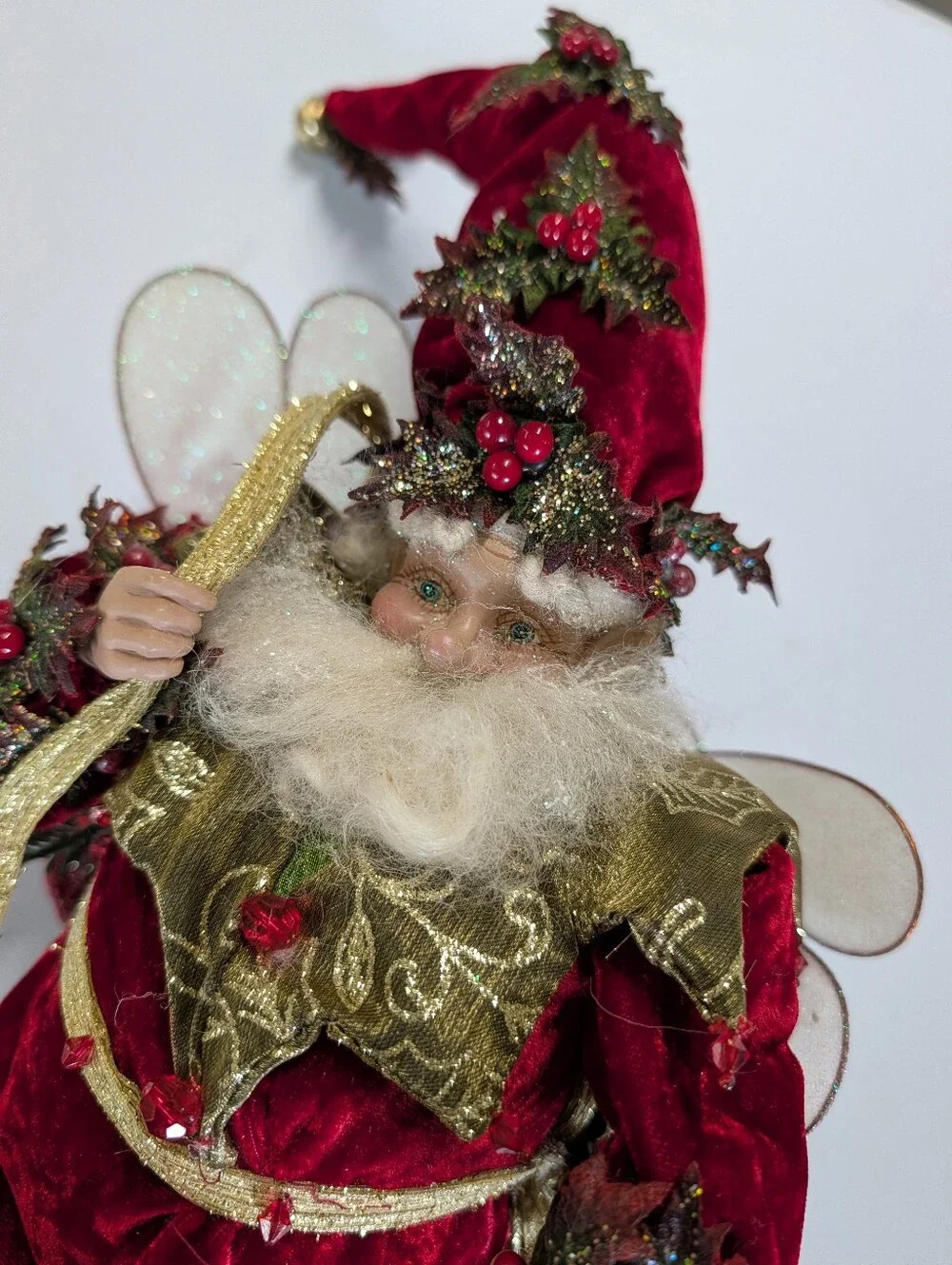 vintage MARK ROBERTS santa claus fairy